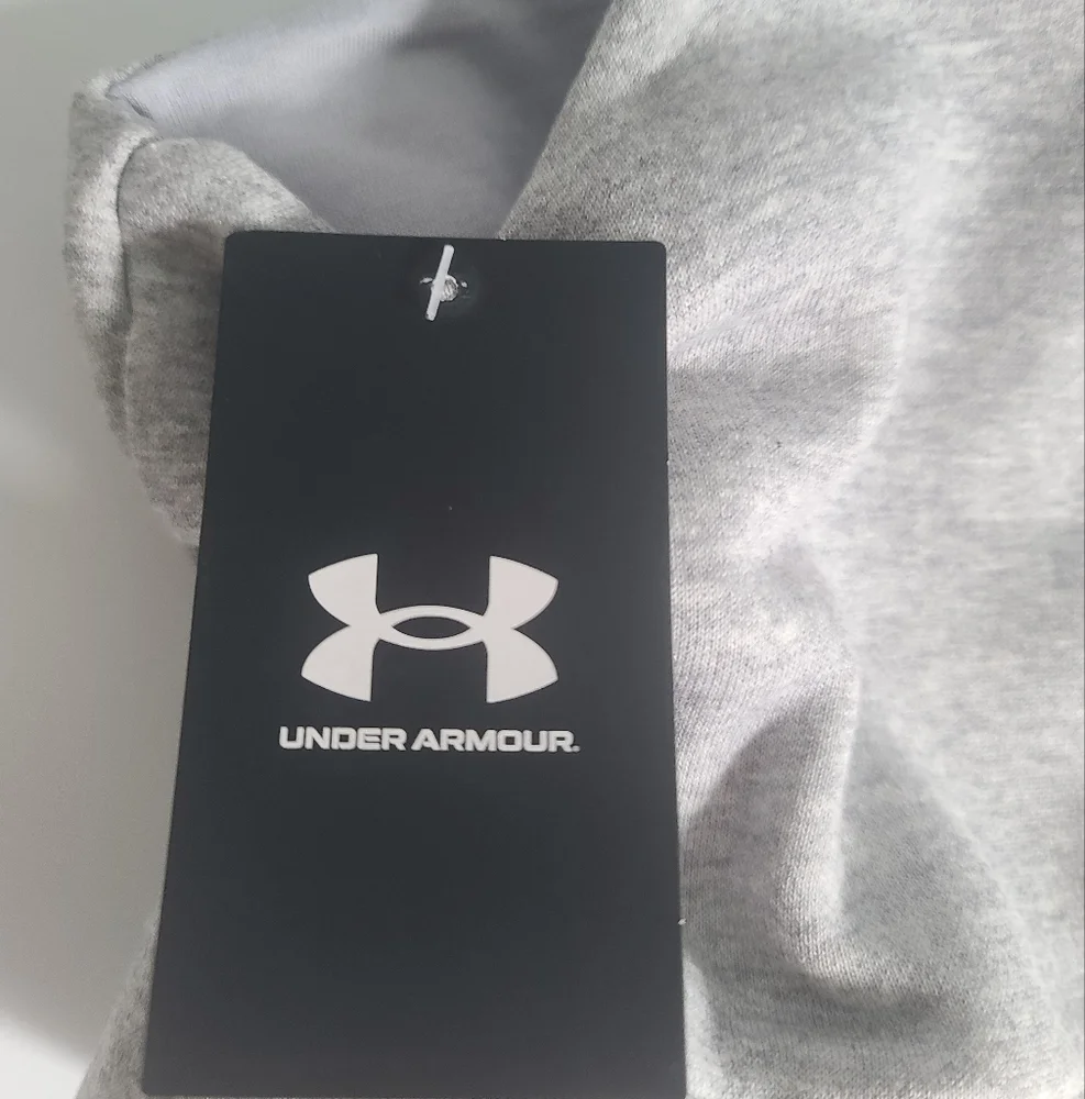 Under Armour Women's Athletic Fleece Sports Bra Bralette Gray Size Large